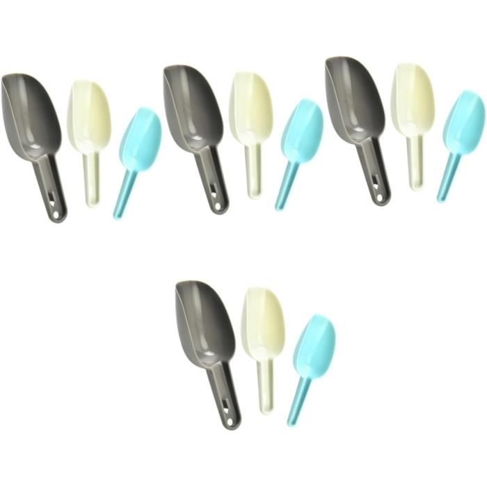 4 Ensembles Pelle À Glace Cuillère À Céréales Pelle En Plastique