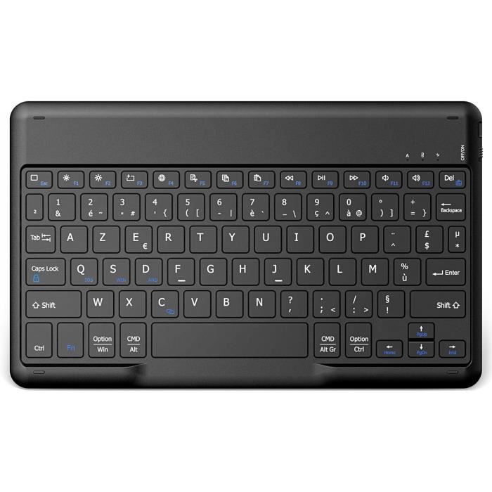 Clavier Tablette Sans Fil Bluetooth 10 Pouces [Azerty Français] Léger Fin  Keyboard Pour Ios Ipad, Ipad Pro, Ipad Air, Android[J7] - Cdiscount  Informatique