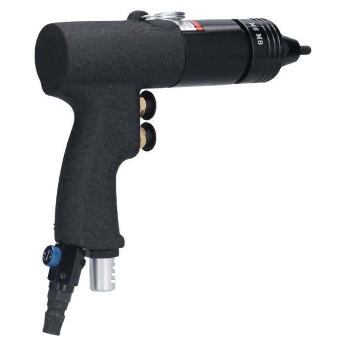 Kit D'outil à River Pneumatique Avec Marteau Et Ciseaux - Pour Rivets Pleins Et Semi-creux + étui