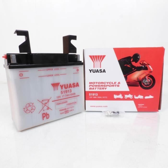 Batterie Yuasa pour Moto BMW 1200 R Rt Abs 2006 à 2013 51913 / 12V 19Ah ...