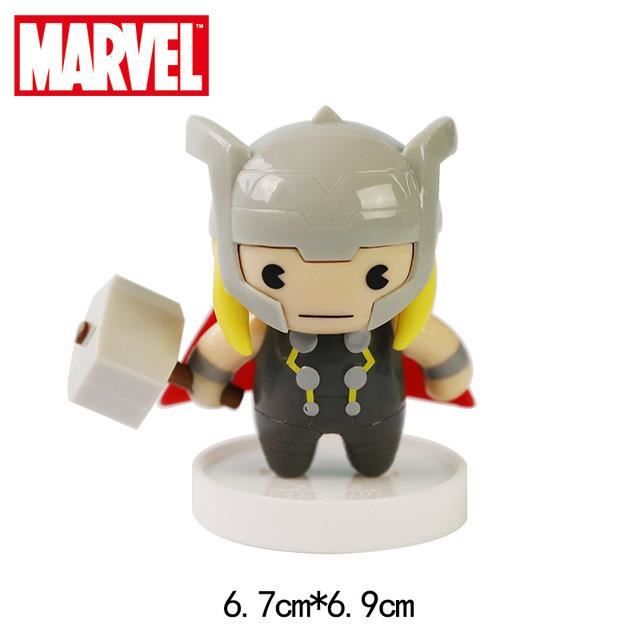 Figurine Decor De Gateau Thor Mini Figurines Decoratives Pour Anniversaire Hulk Captain Iron Man Thor Odinson Cadeaux Pour Enf Cdiscount Maison
