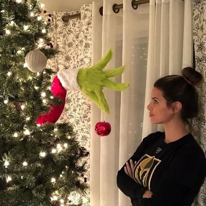 Licorne arbre de Noël décoration fait main en feutrine blanche avec arc-en-cheveux Licorne arbre de Noël décoration fait main en feutrine blanche avec arc-en-cheveux