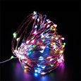 Guirlande Lumineuse Solaire - TANBABY - 10M 100 LED - Multicolore - Étanche - pour Jardin Patio Mariage Noël-1