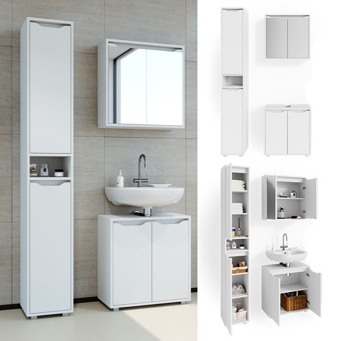 Acheter Vicco Armoire à linge Ruben en blanc | OK-living