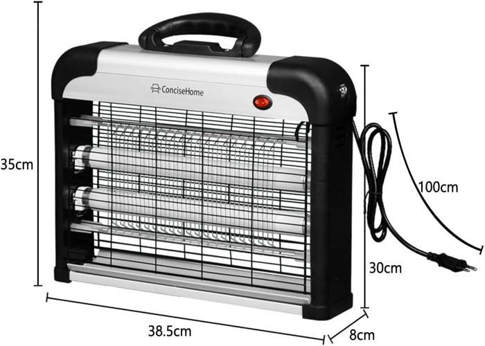 Lot De 4 Lampes Solaires Anti-Moustiques UV 360° - Destructeur Mouches Étanche Pour Jardin, Terrasse Et Camping