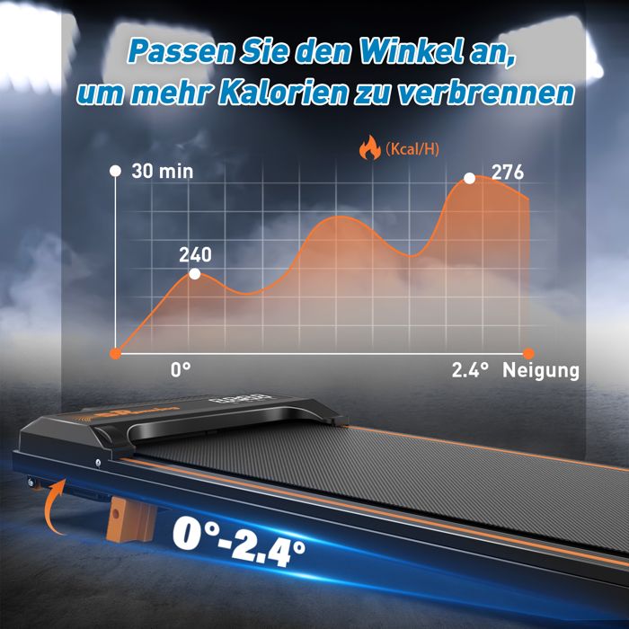 Tapis de course avec compteur de vitesse pour cardio-training