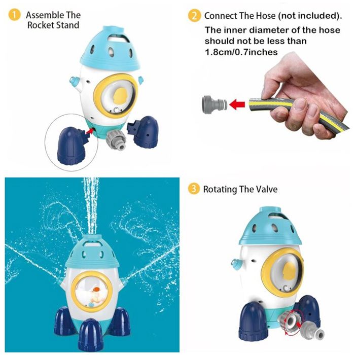 Jeux D Eau Exterieur Pour Enfants Jouet Piscine Rotatifs Automatiques 360°Jeux Jardin Arroseur D'Eau Cadeau Pour Enfants 3 4 5 6 7 - Jeux - Jouets Jeux D Eau Exterieur Pour Enfants Jouet Piscine Rotatifs Automatiques 360°Jeux Jardin Arroseur D'Eau Cadeau Pour Enfants 3 4 5 6 7 - Jeux - Jouets