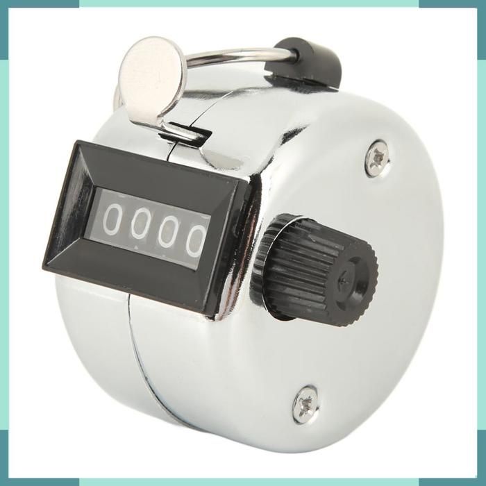 Compteur à Doigts Électronique Avec LED – Clicker Numérique Pour Sport, Fitness, Inventaire – Léger Et Portable
