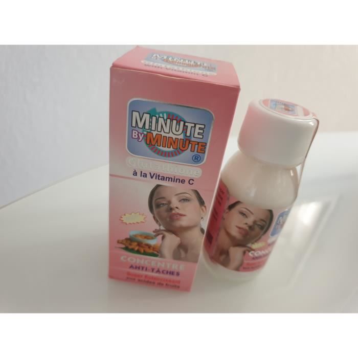 Concentré glutathion à la vitamine C - Super éclaircissant - Rose - Sans parabène