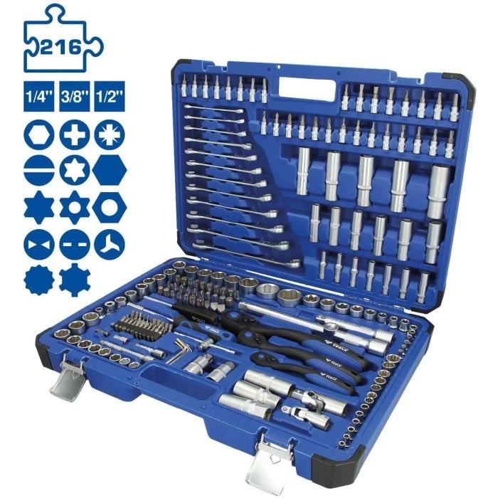 Cliquet 1 4 Douille ENEACRO Coffret Cliquet 46 Pièces, Malette Outils Avec 1/4, Douilles Malette Douille Complète Cliquet 1 4 Douille ENEACRO Coffret Cliquet 46 Pièces, Malette Outils Avec 1/4, Douilles Malette Douille Complète