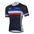 Cyclisme Ensemble - M - Maillot de cyclisme de l'équipe de France pour homme, ensemble de gel 9D, vêtements d-2