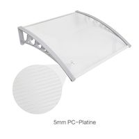 Auvent de Porte D'entrée Toit Marquise, Auvent de Terrasse UV Protection, Abri de Jardin Toit Plat D'entrée Résistante Toit, Durable et Imperméable pour Cour Résidentielle ( Color : Brown , Size Auvent de Porte D'entrée Toit Marquise, Auvent de Terrasse UV Protection, Abri de Jardin Toit Plat D'entrée Résistante Toit, Durable et Imperméable pour Cour Résidentielle ( Color : Brown , Size