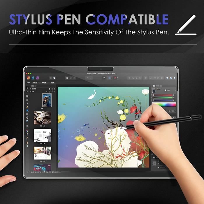 Microsoft Surface Pro 8 Verre Trempé, [Lot De 2] Verre Trempé Microsoft