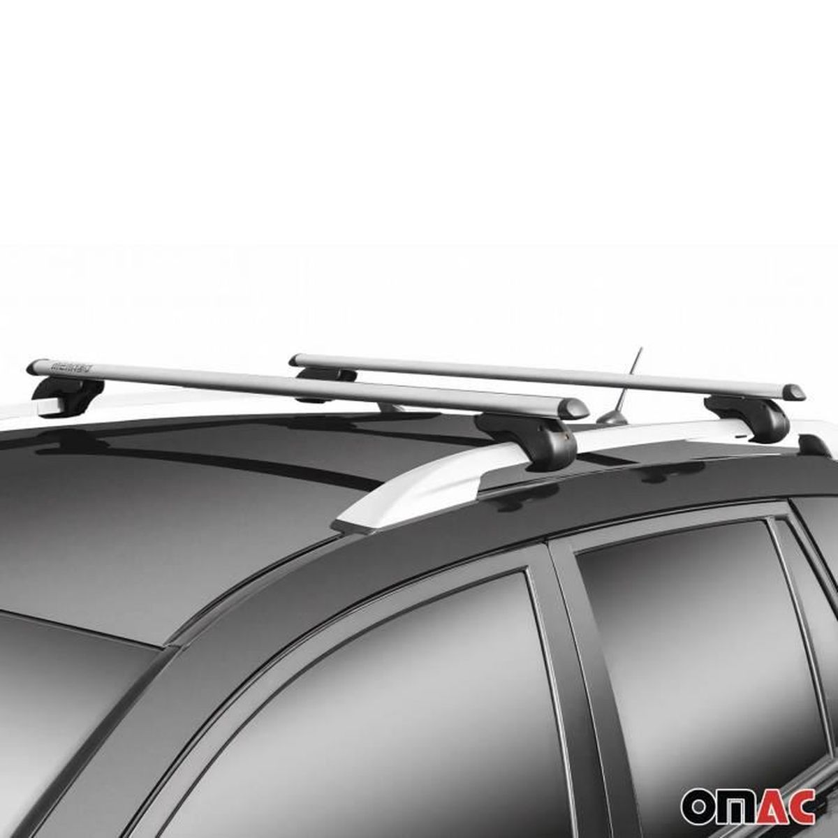 Barres De Toit Aluminium Pour Mercedes GLE W166 2015-2018 – Porte-vélos, Skis, Coffre – Charge 90kg