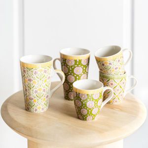 6 Tasses et sous tasses Harmonia made in Spain