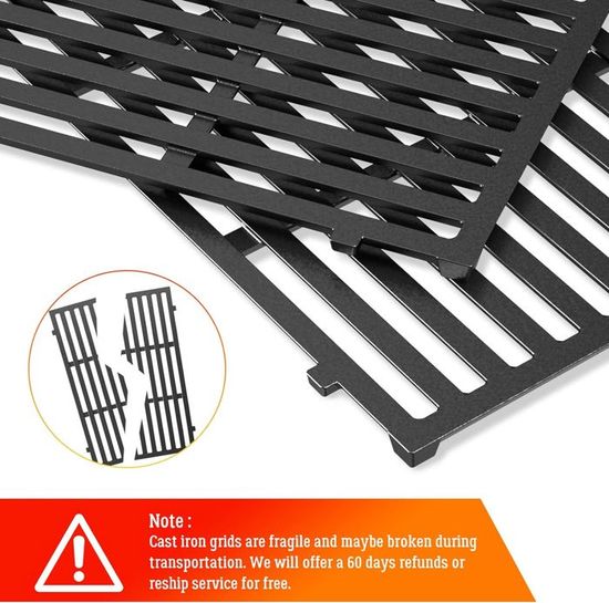 Grille De Cheminée Ronde En Fonte De 27,5 Cm Pour Barbecue À Haute Température-Grille De