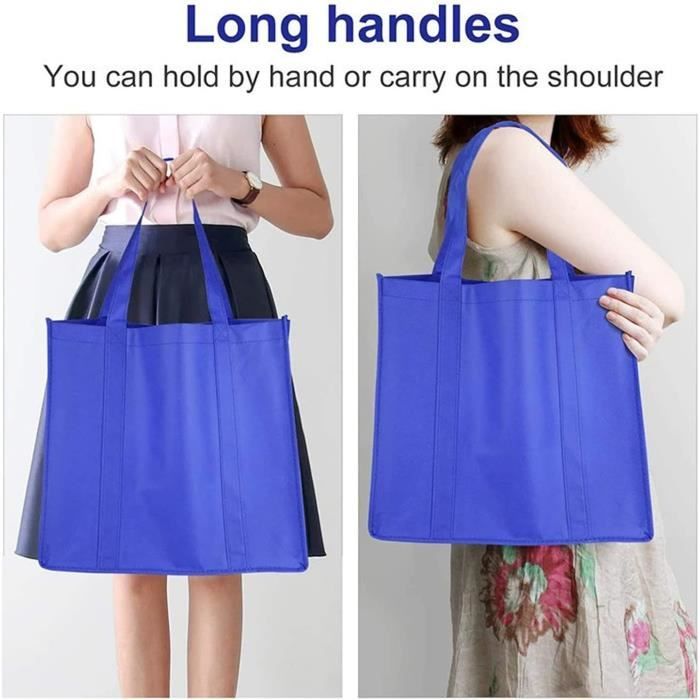 Sac Cabas Courses Grand Format Sac Shopping R utilisable Pliable