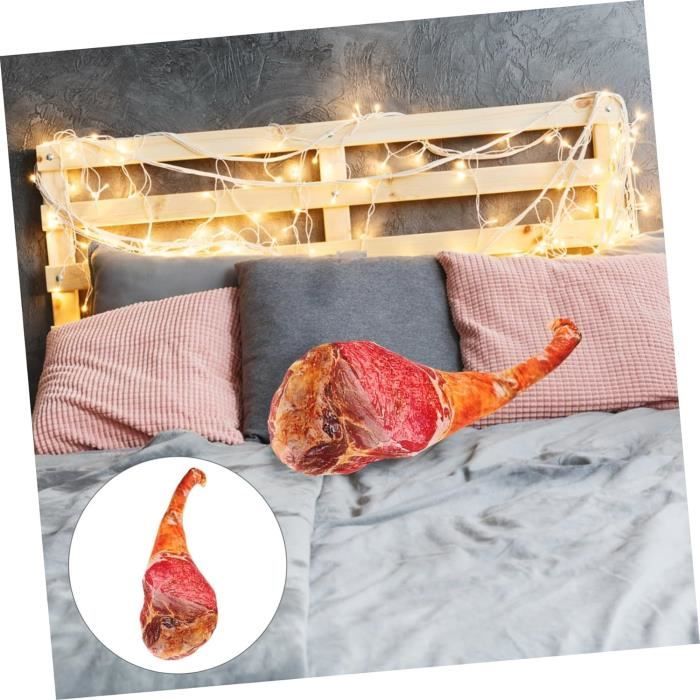 Raguso Coussin en peluche simulation alimentaire, décoration de sommeil, coussin de nourriture, coussin 3D, drôle pour chambre à coucher, chambre