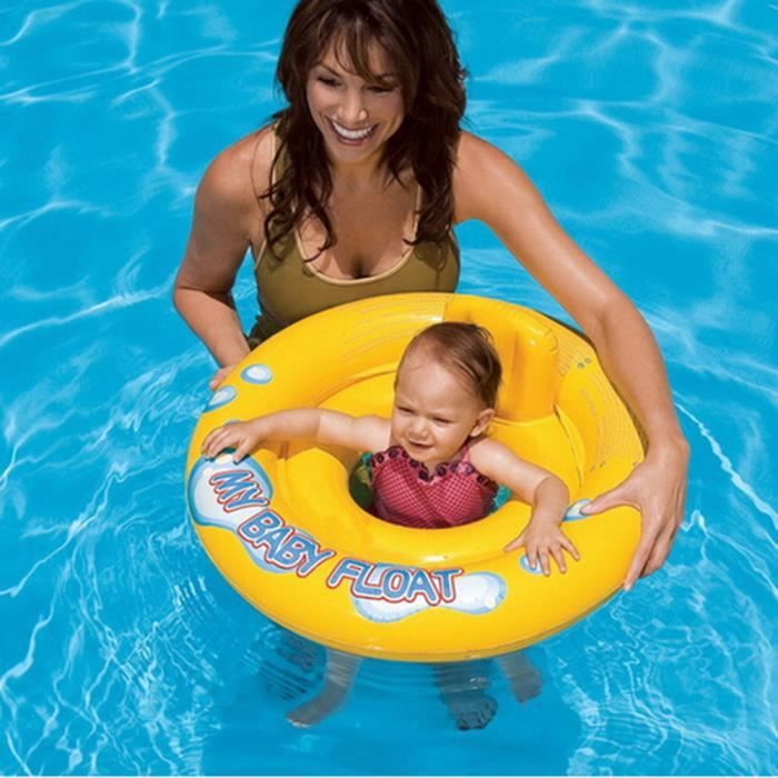 Bouée Piscine Gonflable Avec Porte-gobelet - Diam. 76 Cm, PVC, Supporte 150 Kg, Pour Adultes/enfants - 4