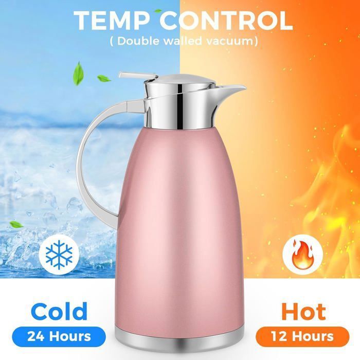 Très grande flasque de 1,2 L - Thermos - En acier inoxydable, Acier inoxydable, acier inoxydable