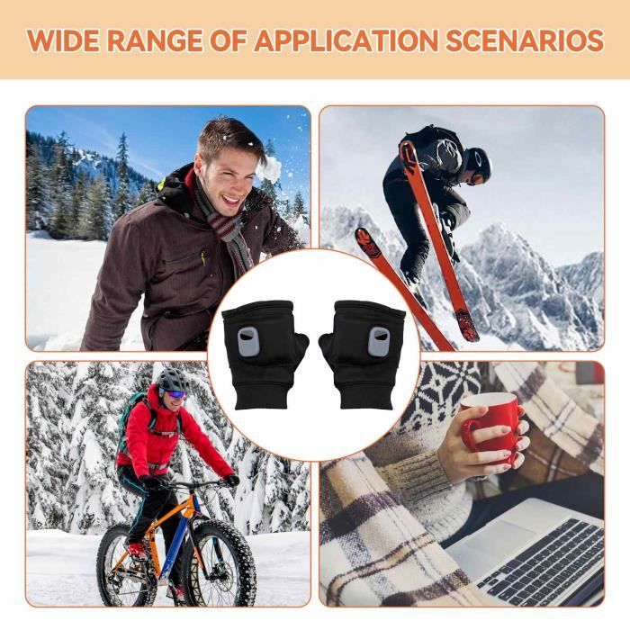 LEIPING 2024 Gants Chauffants Pour Femme Et Homme,Gants Chauffants Avec