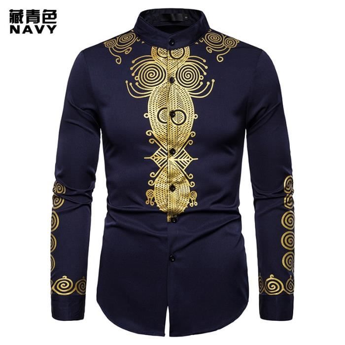 Chemise africaine homme manche longue best sale