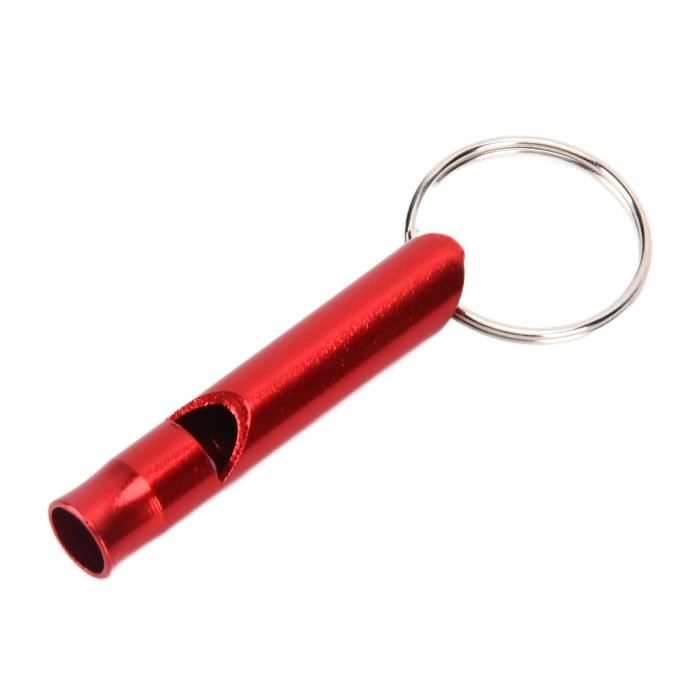 Sifflet De Survie Double Trou Alu Haute Fréquence Yosoo – Porte-clés Inclus, Pour Randonnée, Camping, Urgence