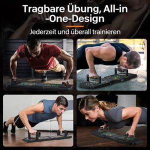 Planche à Pompes Pliable Avec Compteur Automatique - 30 Positions Pour Musculation Complète | Poignées Réglables, Portable, Jusqu'à 250 Kg - 5