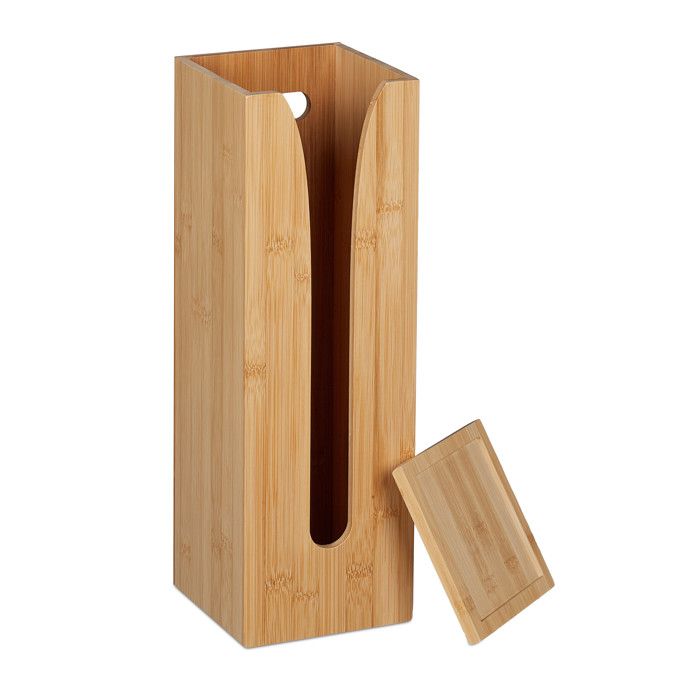 Relaxdays Support Pour Le Papier Toilette, Barre Pouvant Stocker 3 Rouleaux, Non Fixe, Acier