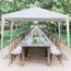 Tente De Reception Tonnelle De Jardin Autoportante 3x3m Blanc