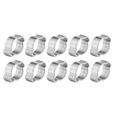 1000 x Galvanisé Boucles métalliques 13mm//16mm//19mm