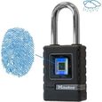 MASTER LOCK Cadenas Biométrique Haute Securité [Etanche] [Empreinte Digitale et Code Directionnel de Secours] 4901EURDLHCC-0