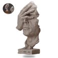 TD® sculpture decoration visage de pensée abstrait resine moderne decorative design maison ornement artisanale chambre creative-0