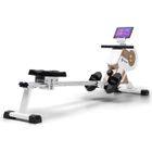 Rameur magnétique - Capital Sports Stream M1 - 105 cm - Ecran LCD - 8 niveaux - Blanc