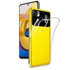 VCOMP® Pour Xiaomi Poco M4 Pro 5G 6.6": Coque Silicone gel UltraSlim et Ajustement parfait - TRANSPARENT