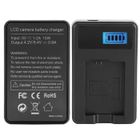 ZERONE Chargeur simple LCD de batterie NP-FW50 pour Sony Alpha A6000 A6300 A6500 A7r A7 photo batterie