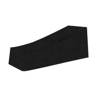 Housse de protection pour salon de jardin, imperméable, coupe-vent, robuste en tissu Oxford 210D (200x75x40/80 cm) - Noir