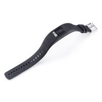 Bracelet en silicone pour Garmin VivoFit 4 Fitness Tracker grande taille en noir