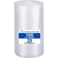 Rouleau Papier à bulles - 20 mètres x 100 cm - FABRIQUÉ EN FRANCE - Idéal Emballage Déménagement ou Expédition Colis - Papier [4]