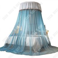 TD® Plafond romantique princesse dôme moustiquaire lit manteau court moustiquaire sans installation ménage atterrissage surélevé