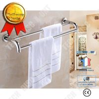 porte-serviettes pour salle de bain en acier inoxydable mural fixation 60 * 57 * 12 cm intérieur bain douche design à fixer solide