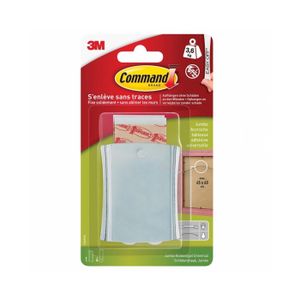 Command Pack de 12 Languettes Repositionnables 4 moyennes /& Accroches Cadre /à T/ête Clou avec Languettes Larges 8 larges