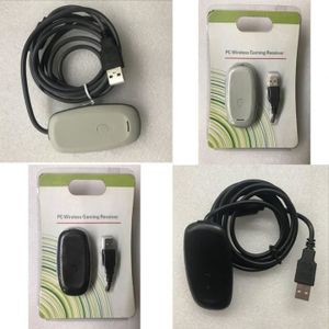 Adaptateur sans fil USB 2.0 Gaming Receiver pour Microsoft Xbox 360  Ordinateur de bureau PC Gaming – Noir - Connectique et chargeur console -  Achat & prix
