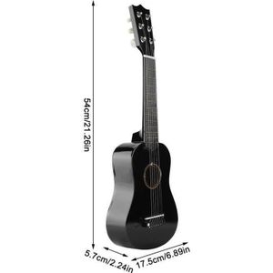 53x17CM Mini 6 Cordes Guitare pour Enfants Garcon et Fille 3 Ans MAJOZ0 21 Pouces Bois Enfant Guitare