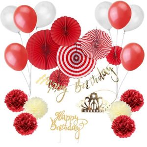 Decoration Anniversaire Rouge Et Blanc Achat Vente Pas Cher Decoration Anniversaire Rouge Et Blanc Achat Vente Pas Cher