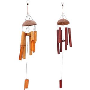Carillon /à Vent de Jardin Carillon a Vent Exterieur Carillons /éoliens Suspendus Carillons /éoliens D/écoratifs aves 6 Tubes Creux en Aluminium Carillon Eolien Ext/érieur pour Jardin Cour Patio et Maison