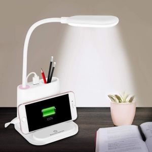 CELYST Lampe de Bureau Enfant sans Fil Lampe de Table Rechargeable LED avec  Port de Charge
