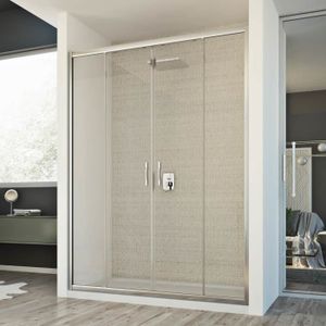 Porte Douche 140CM H185 granit/é C mod/èle Replay 1 Portillon