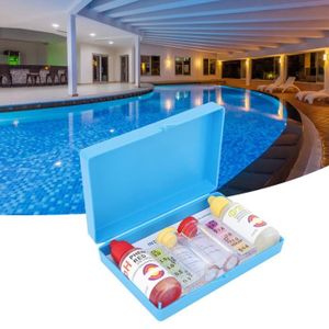 Henreal 1 Set PH Chlore Kit de Test de Qualit/é de leau Hydrotool Kit dAccessoires pour Piscine