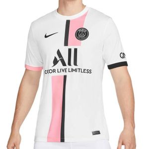 MAILLOT DE FOOTBALL - T-SHIRT DE FOOTBALL - POLO DE FOOTBALL Maillot Nike Psg Exterieur 2021-22 blanc homme